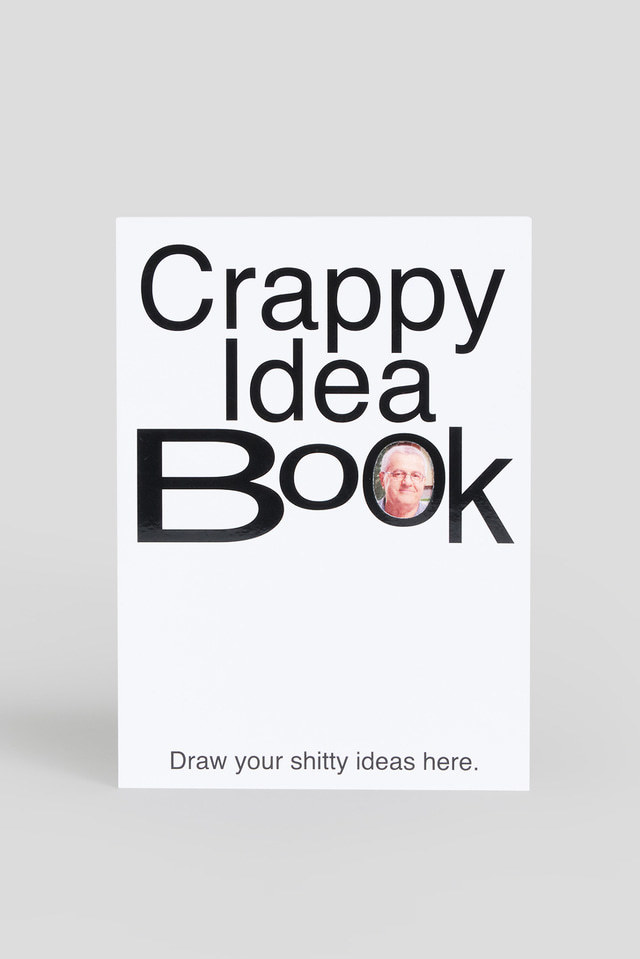 Crappy Idea Book with Book Mark