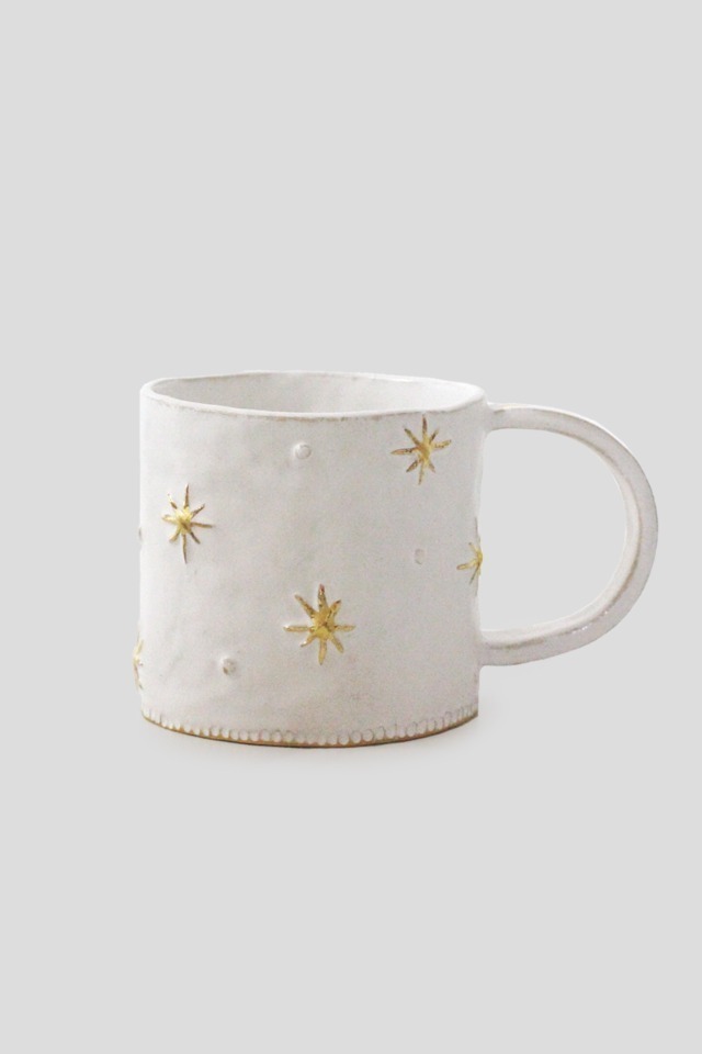 White winter Starry night mug