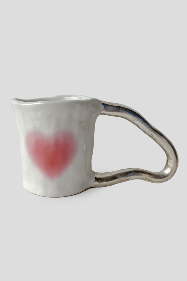 [Restock] Heart Ugly Mug (Silver)
