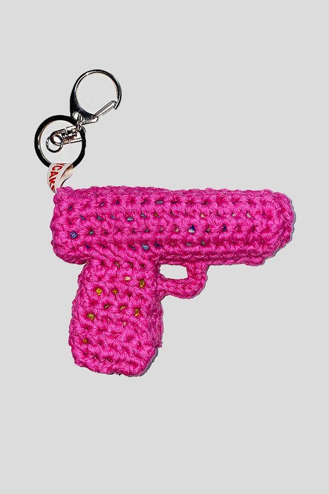 Handgun keyring - Pink