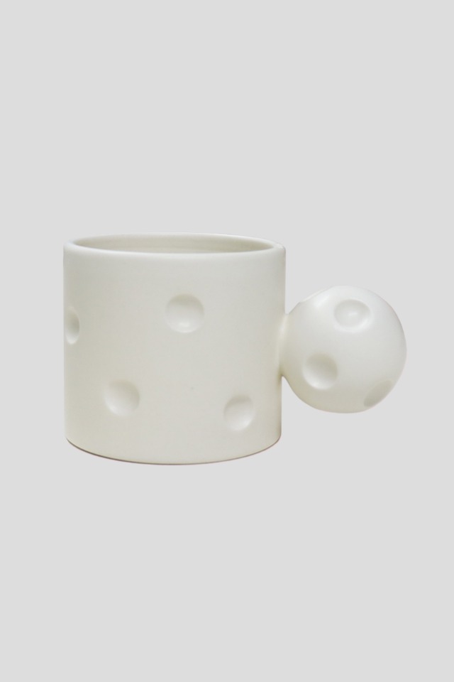 Signature sphere mug (matt white)