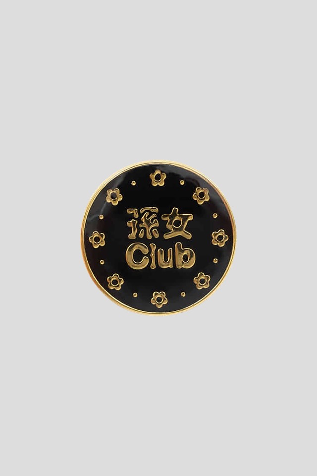 Sonnyeoclub badge - BLACK&amp;GOLD