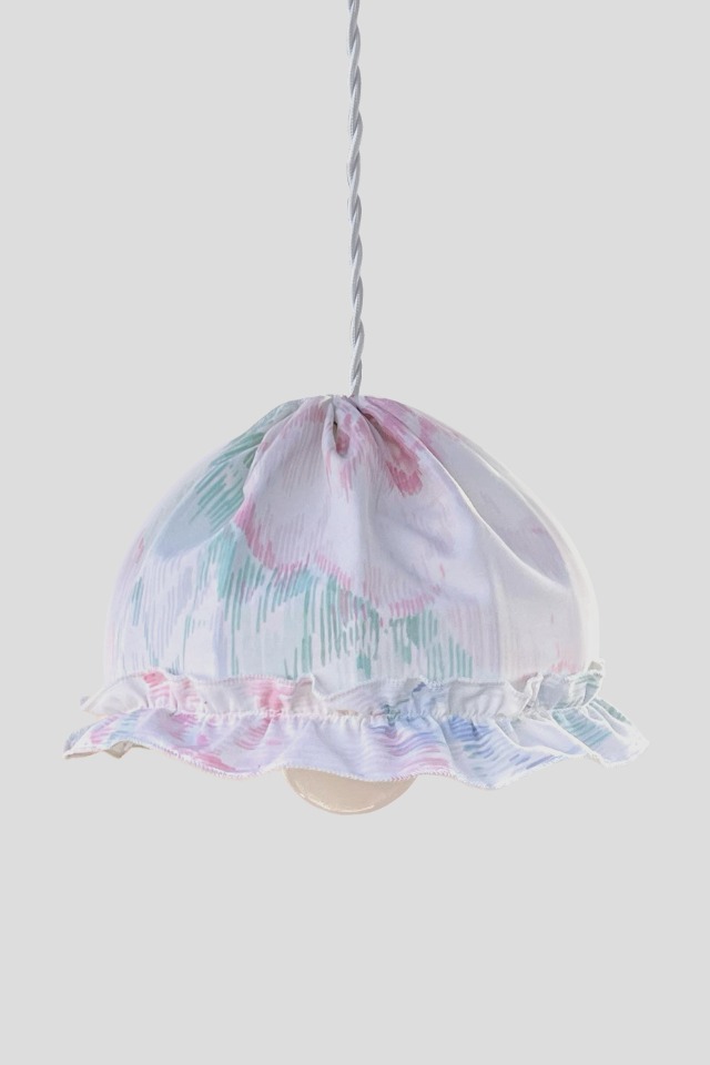 line flower campanella lamp [upcycling]