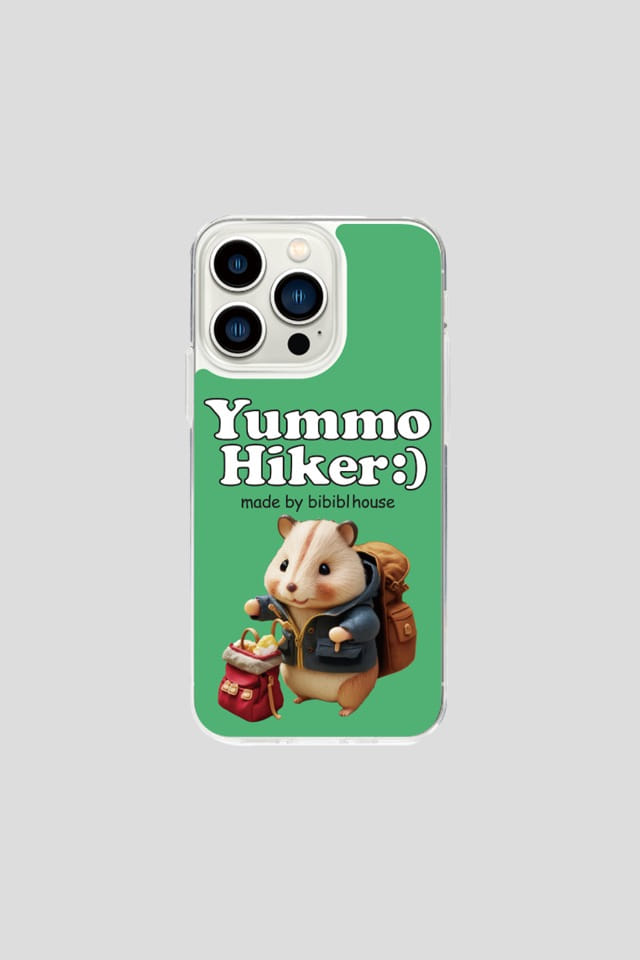 yummo hiker(초록)+핀버튼set