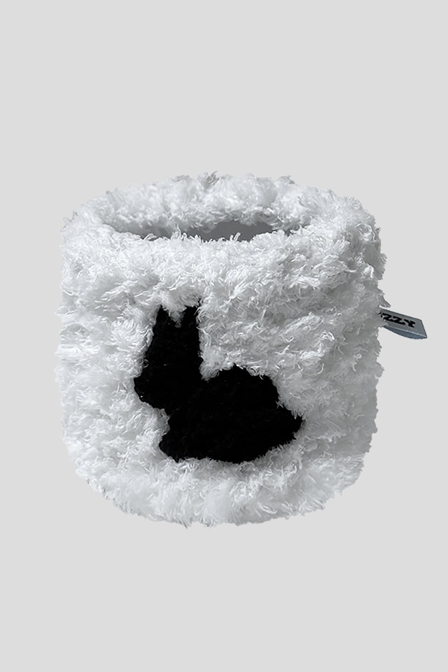 Fuzzy pot_Bunny Ver.2 (White)