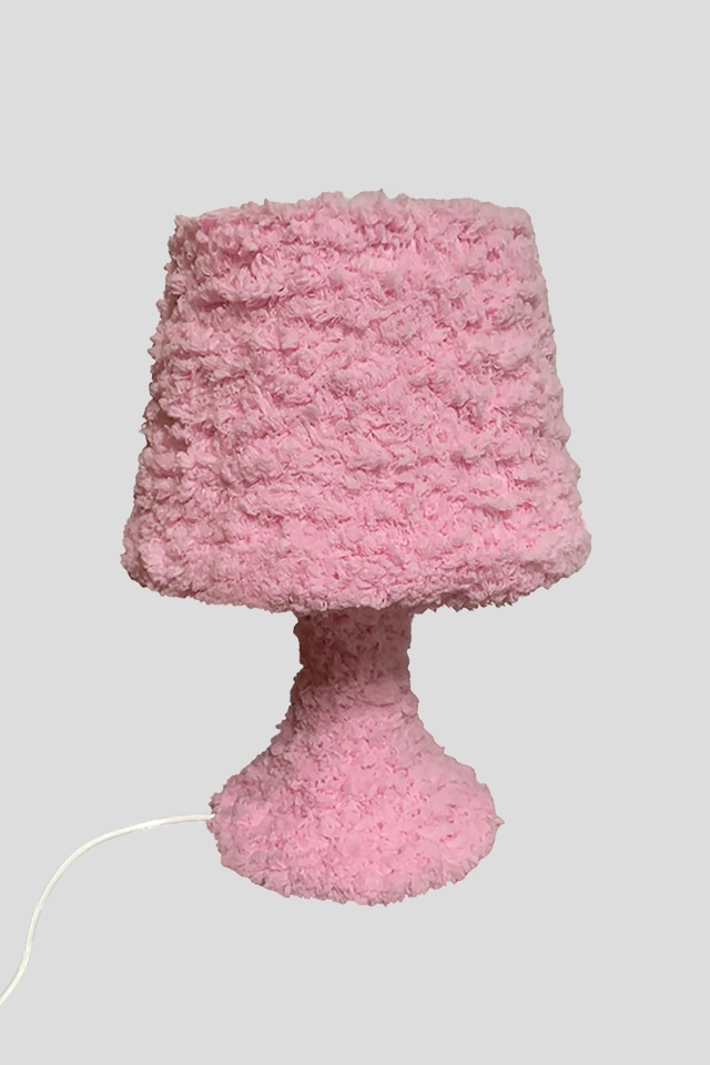 Fuzzy lamp (Pink)