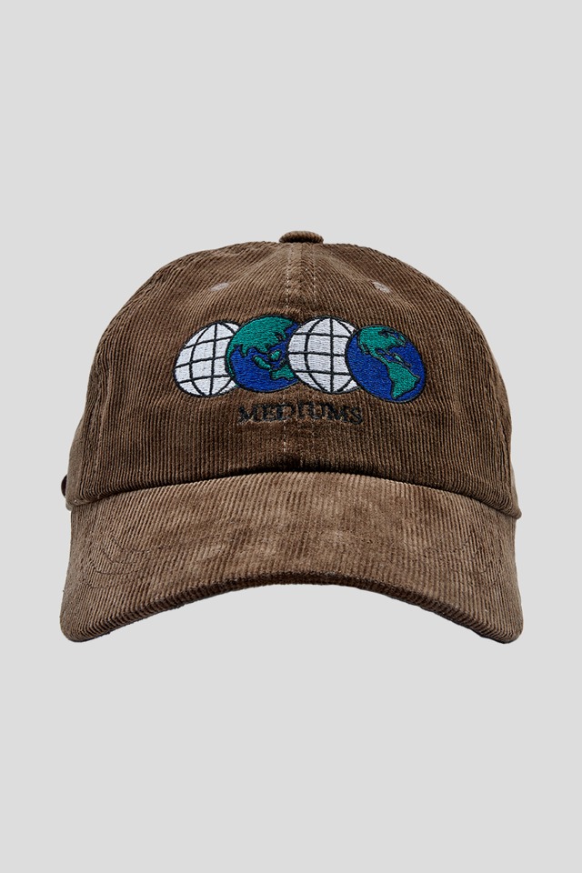 Corduroy Earth Ball Cap