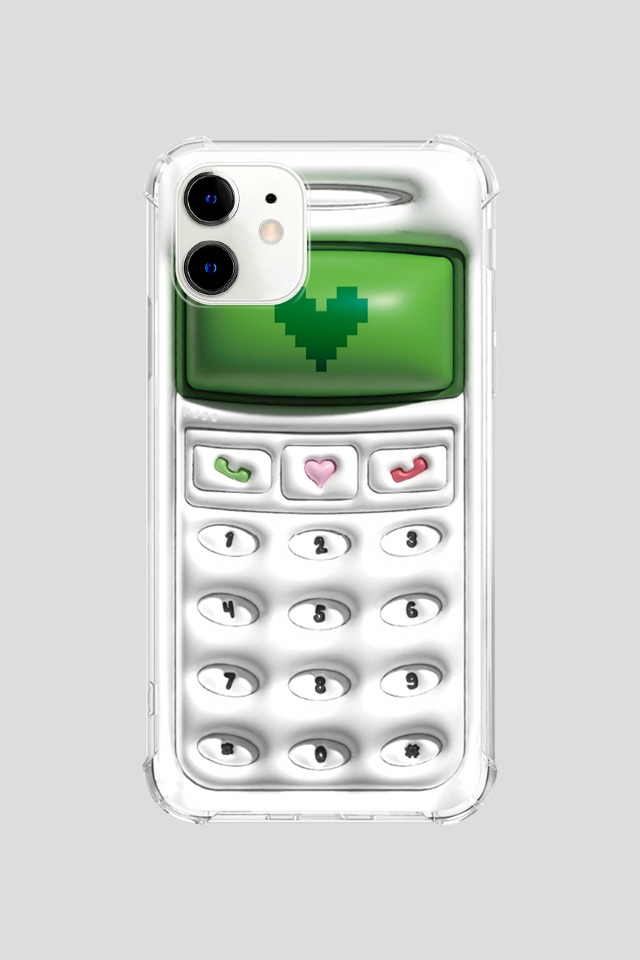 99 Retro Phone (white) Clearcase