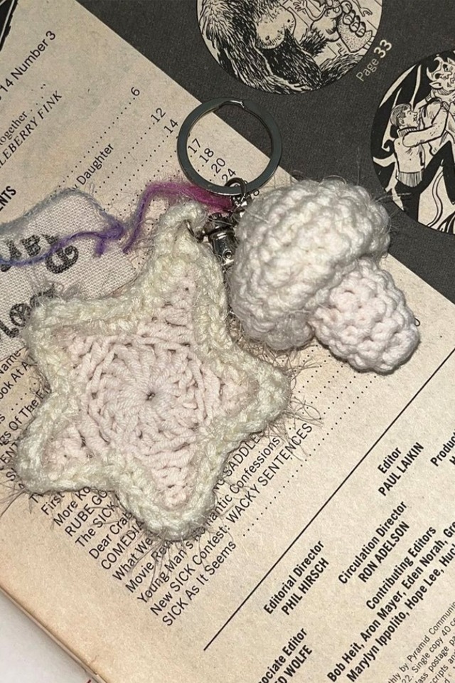 Love Paradise Crochet Mushroom&amp;Star