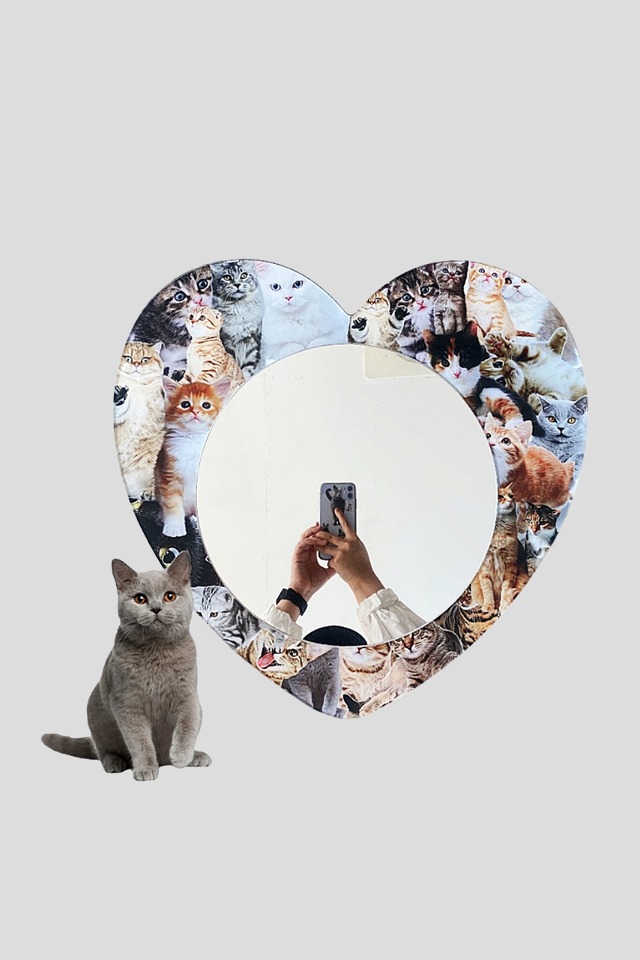 Love Cat Acrylic Mirror