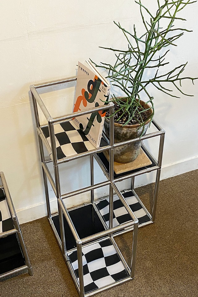 Three-tier module shelf