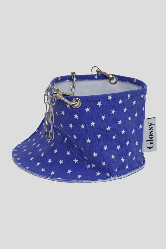 Vintage star boots pot cover - blue