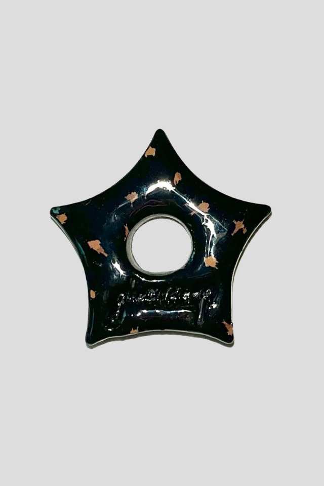 gleaminng star pendant [black leopard]