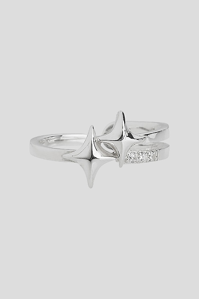 CUBIC SPARKLE RING