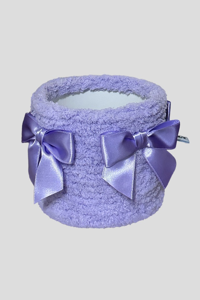 Fuzzy Pot_Ribbon_Violet (Violet)